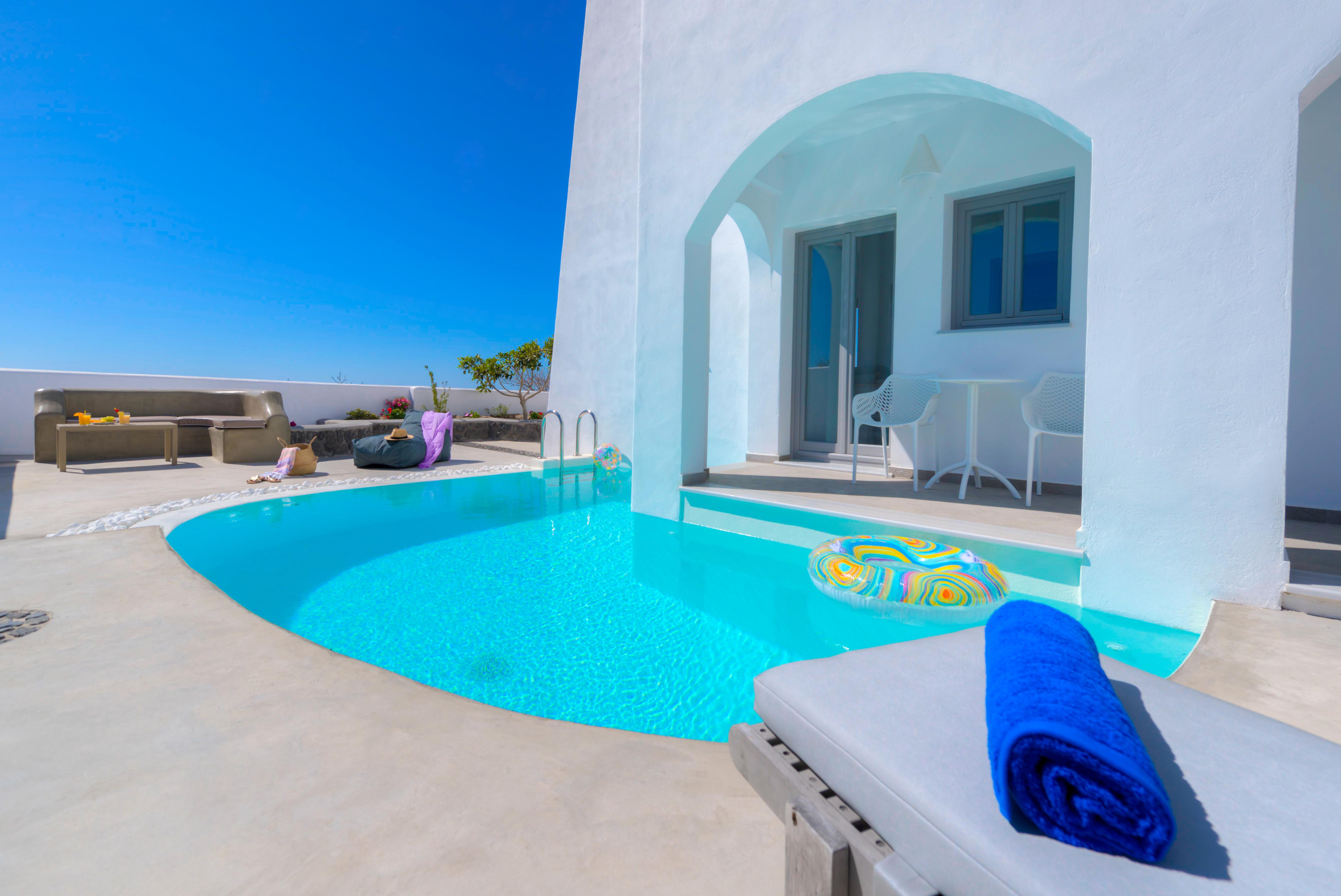 White Harmony Suites Megalochori  Luaran gambar