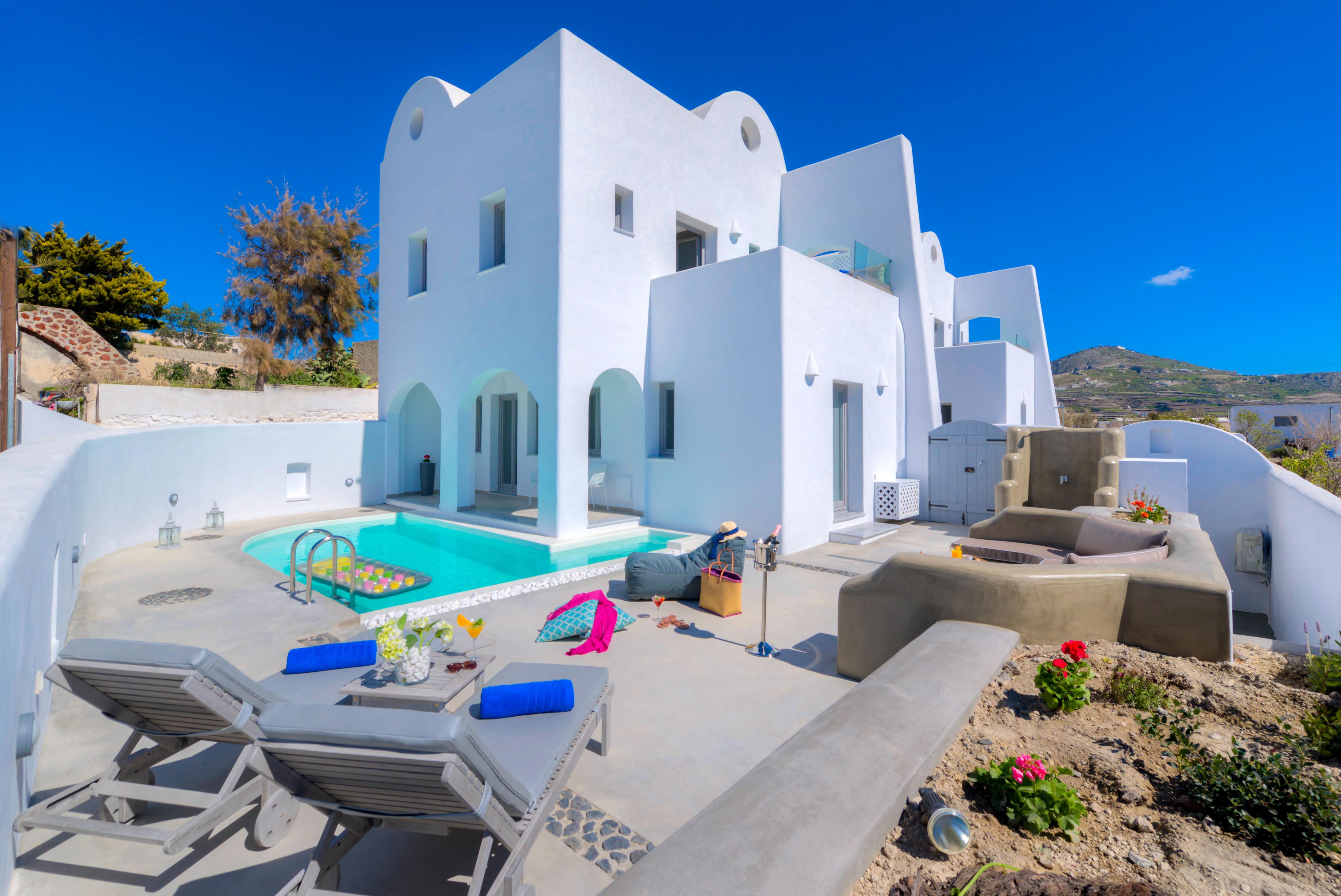 White Harmony Suites Megalochori  Luaran gambar