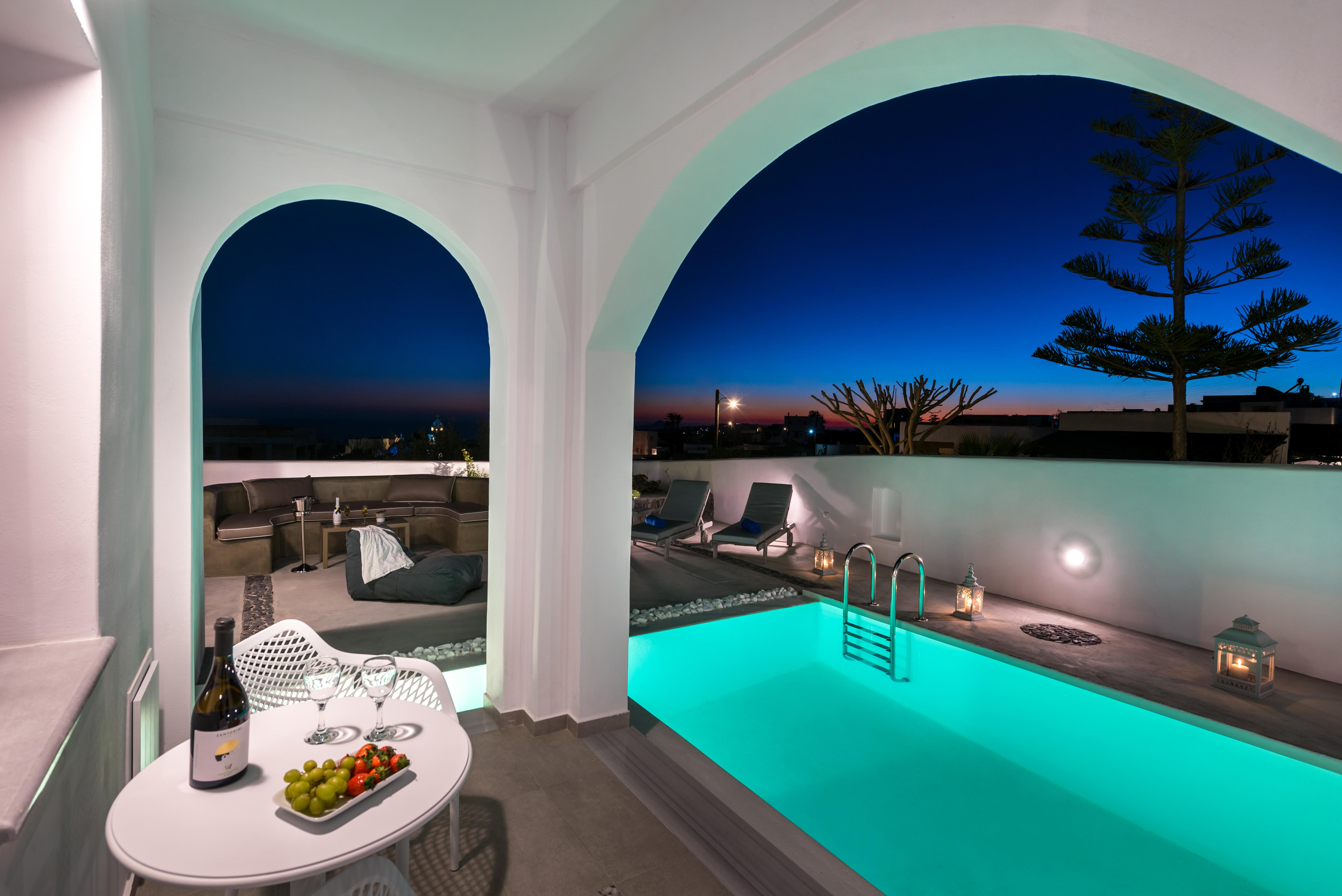 White Harmony Suites Megalochori  Luaran gambar